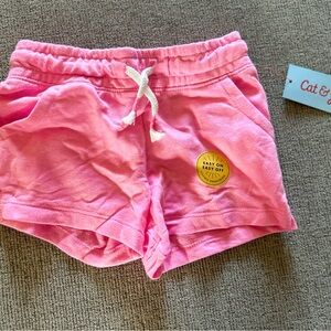 Cat & Jack Pink Girls' Pull-On Shorts